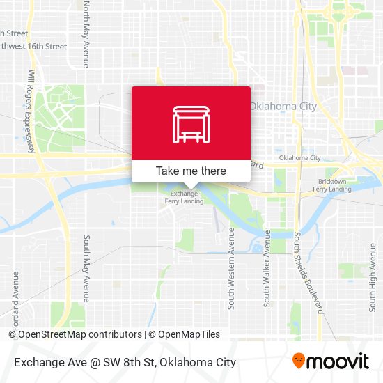Mapa de Exchange Ave @ SW 8th St