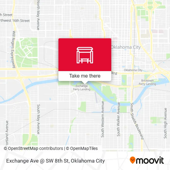 Mapa de Exchange Ave @ SW 8th St