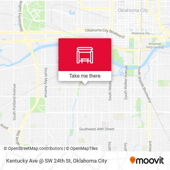 Mapa de Kentucky Ave @ SW 24th St