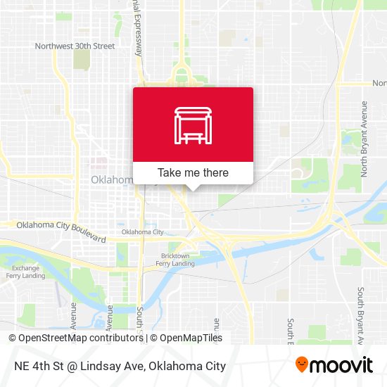 NE 4th St @ Lindsay Ave map
