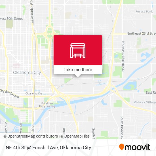 NE 4th St @ Fonshill Ave map