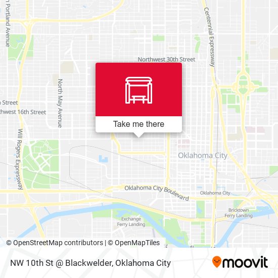 NW 10th St @ Blackwelder map