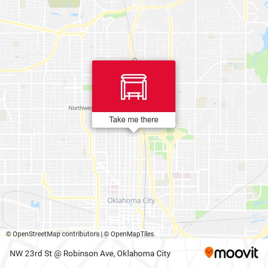 NW 23rd St @ Robinson Ave map