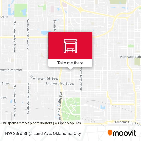 NW 23rd St @ Land Ave map