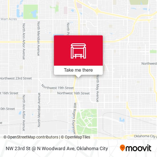 NW 23rd St @ N Woodward Ave map
