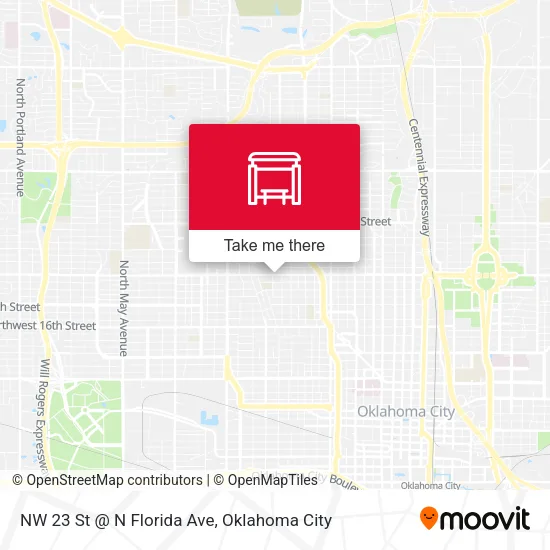 NW 23 St @ N Florida Ave map