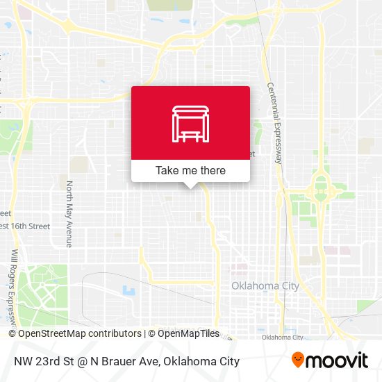 NW 23rd St @ N Brauer Ave map
