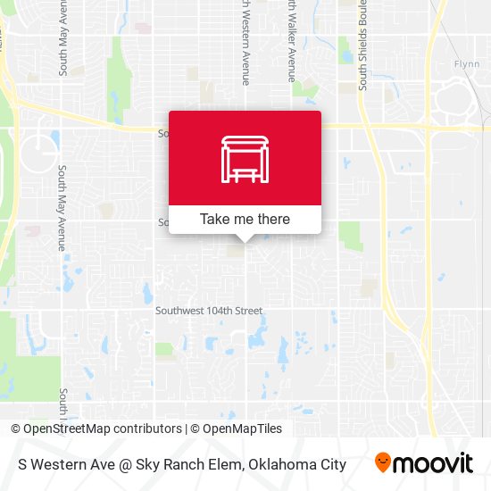 S Western Ave @ Sky Ranch Elem map