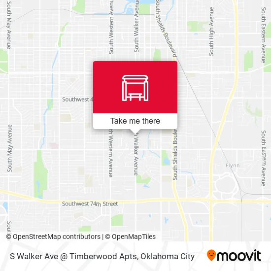 Mapa de S Walker Ave @ Timberwood Apts