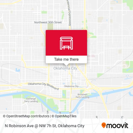 N Robinson Ave @ NW 7h St map