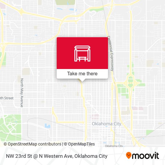 NW 23rd St @ N Western Ave map