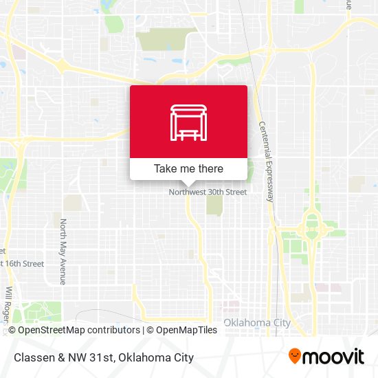 Mapa de Classen & NW 31st