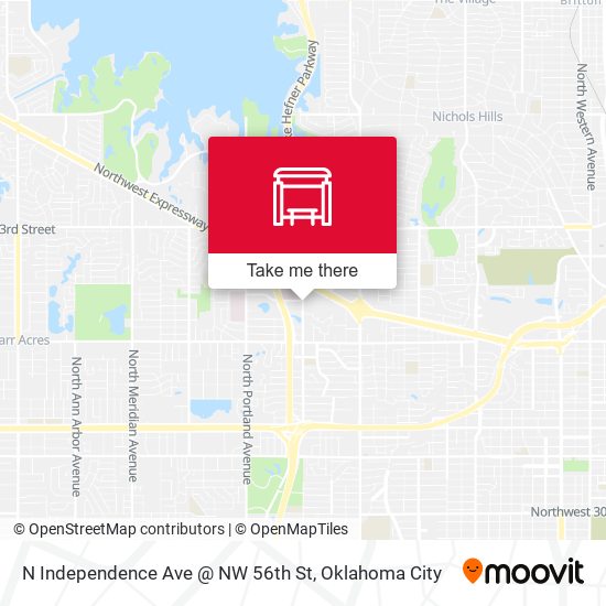 Mapa de N Independence Ave @ NW 56th St