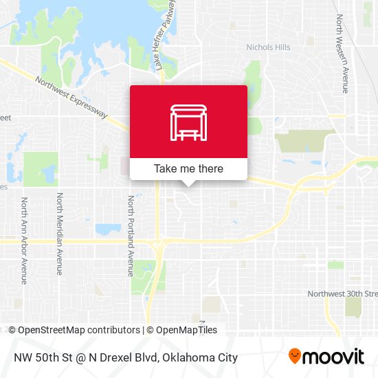 NW 50th St @ N Drexel Blvd map