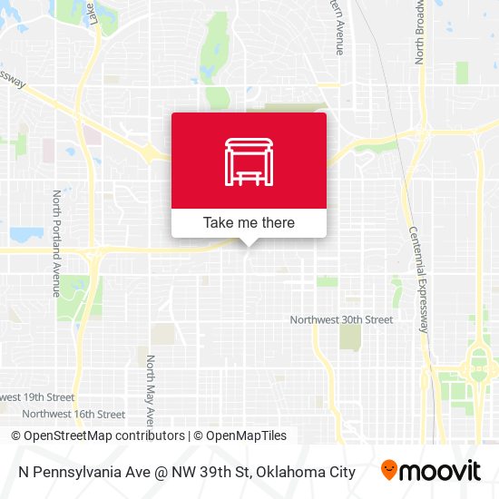 Mapa de N Pennsylvania Ave @ NW 39th St