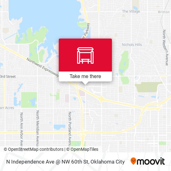 N Independence Ave @ NW 60th St map