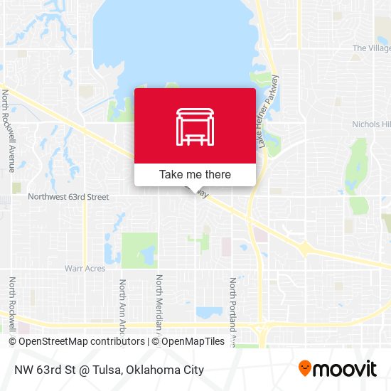 NW 63rd St @ Tulsa map