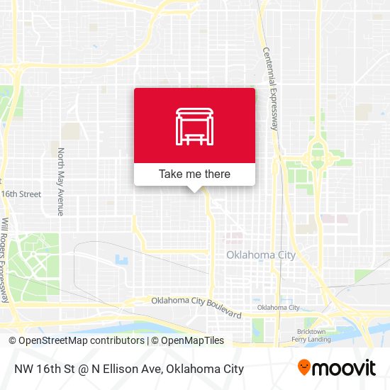 NW 16th St @ N Ellison Ave map