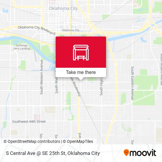 S Central Ave @ SE 25th St map