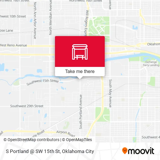 Mapa de S Portland @ SW 15th St