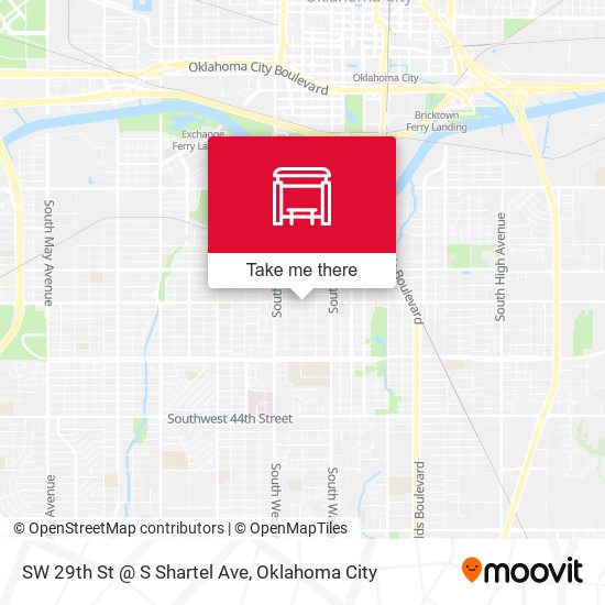 SW 29th St @ S Shartel Ave map