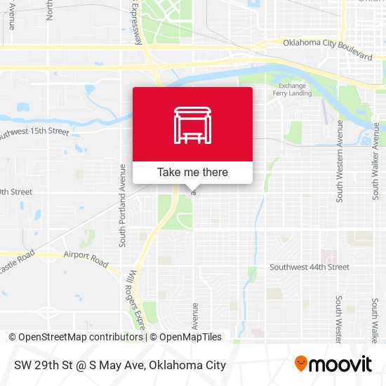 SW 29th St @ S May Ave map