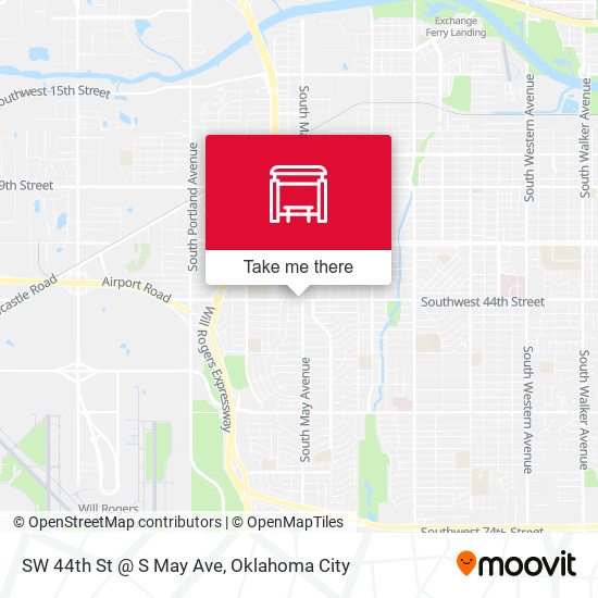 SW 44th St @ S May Ave map