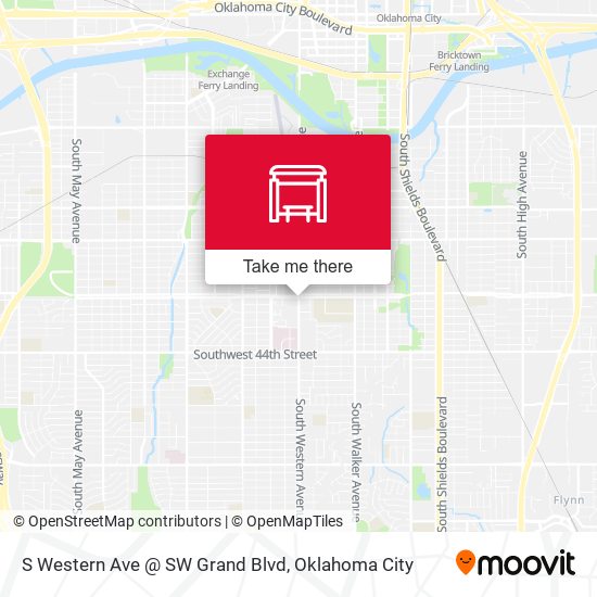 S Western Ave @ SW Grand Blvd map