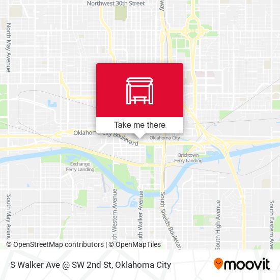 S Walker Ave @ SW 2nd St map