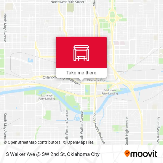 Mapa de S Walker Ave @ SW 2nd St