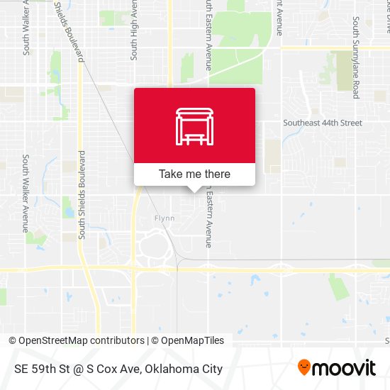 SE 59th St @ S Cox Ave map