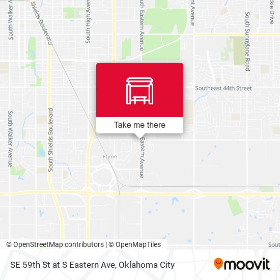 SE 59th St at S Eastern Ave map