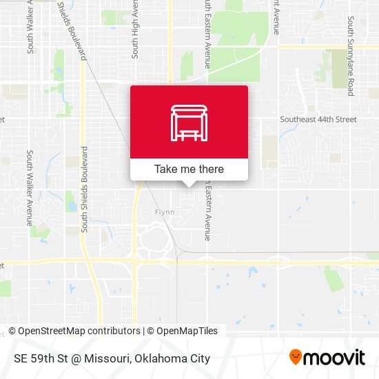 SE 59th St @ Missouri map