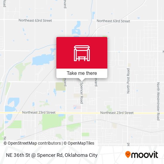 NE 36th St @ Spencer Rd map