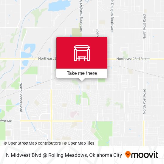 Mapa de N Midwest Blvd @ Rolling Meadows