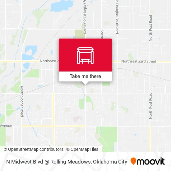 Mapa de N Midwest Blvd @ Rolling Meadows
