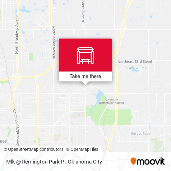 Mlk @ Remington Park Pl map