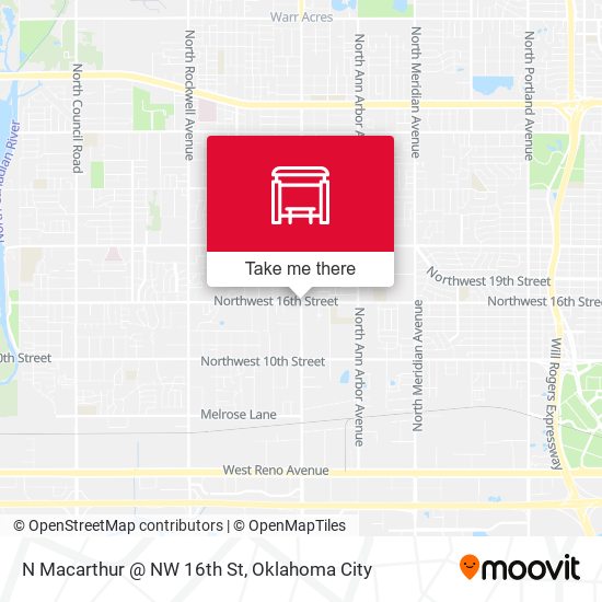 Mapa de N Macarthur @ NW 16th St