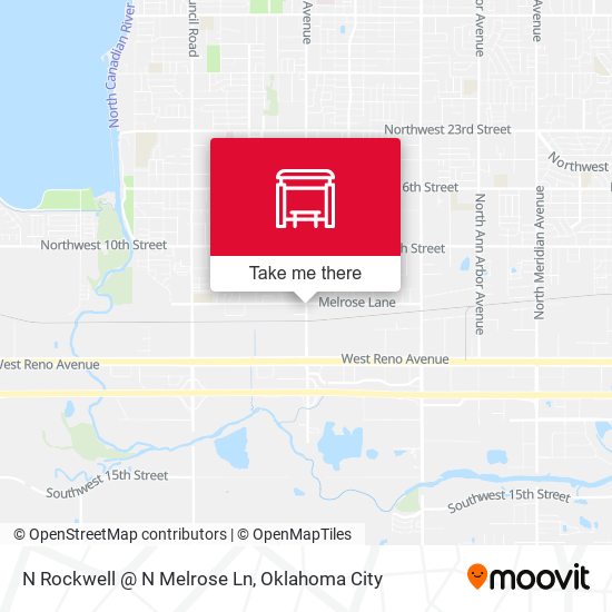 Mapa de N Rockwell @ N Melrose Ln