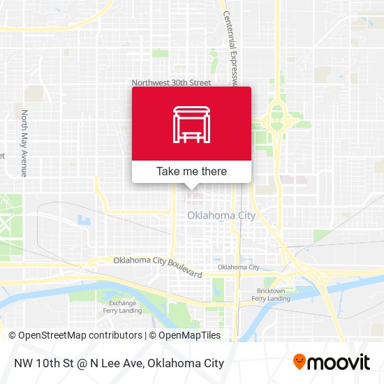 NW 10th St @ N Lee Ave map