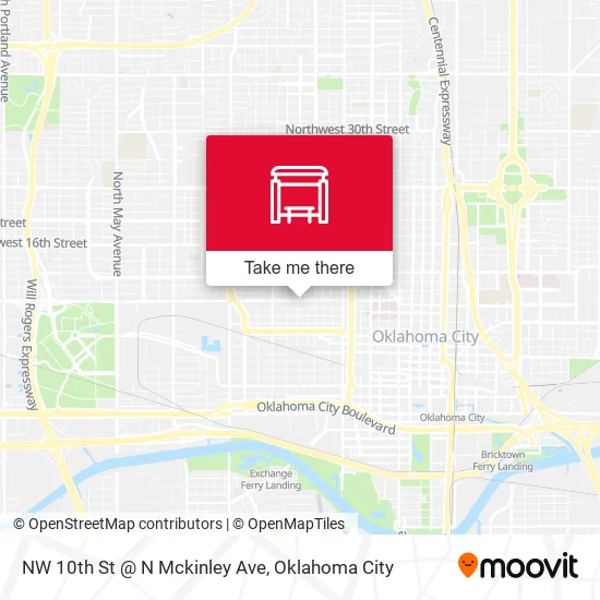 Mapa de NW 10th St @ N Mckinley Ave