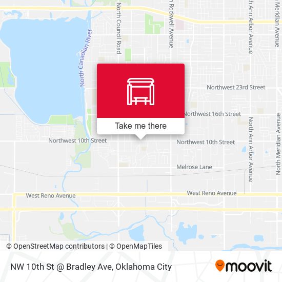 NW 10th St @ Bradley Ave map