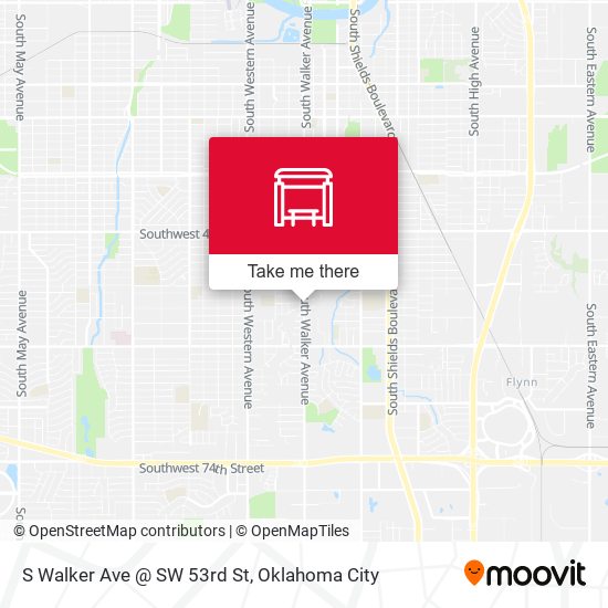 S Walker Ave @ SW 53rd St map