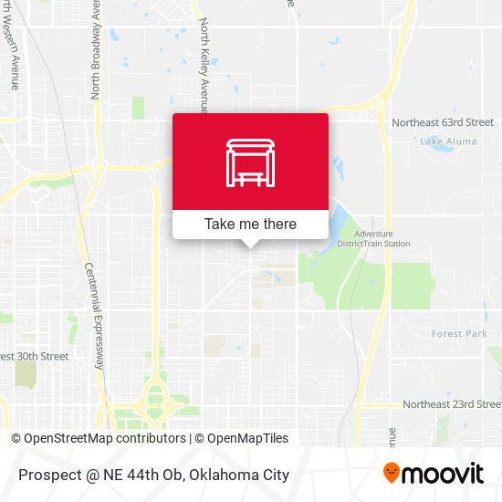 Prospect @ NE 44th Ob map