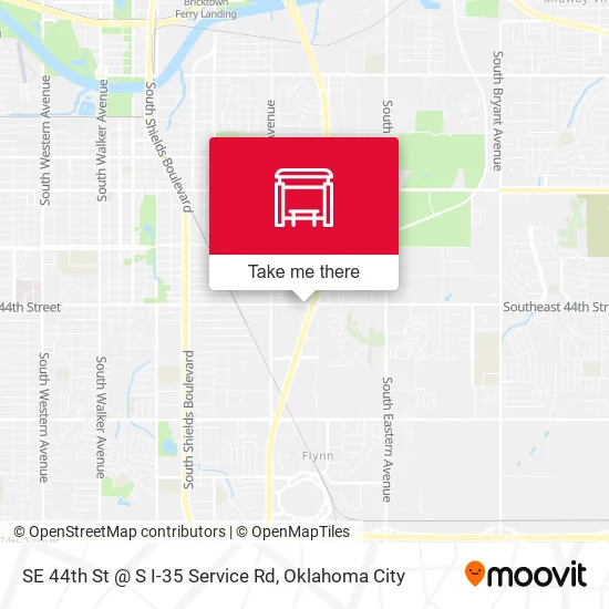 SE 44th St @ S I-35 Service Rd map