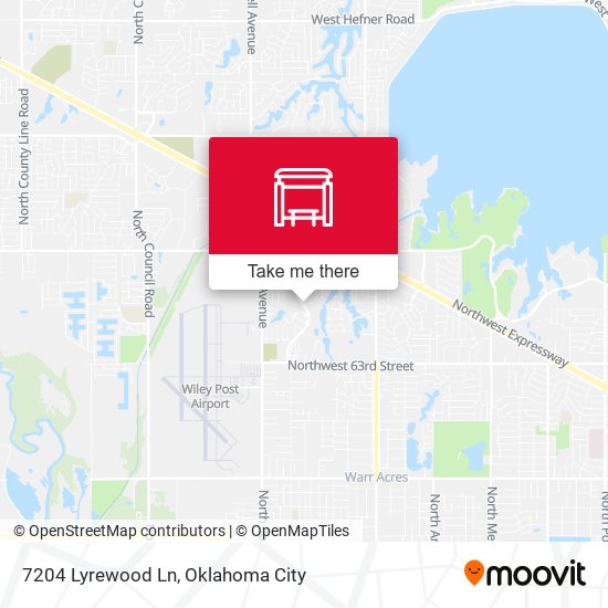 7204 Lyrewood Ln map