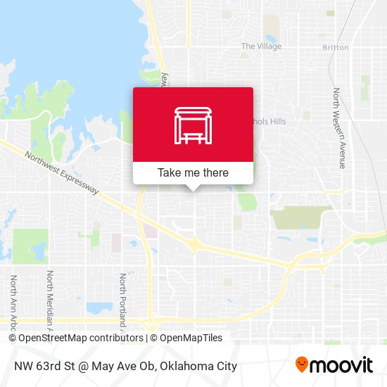 NW 63rd St @ May Ave Ob map
