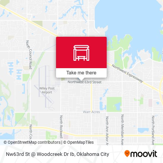 Nw63rd St @ Woodcreek Dr Ib map
