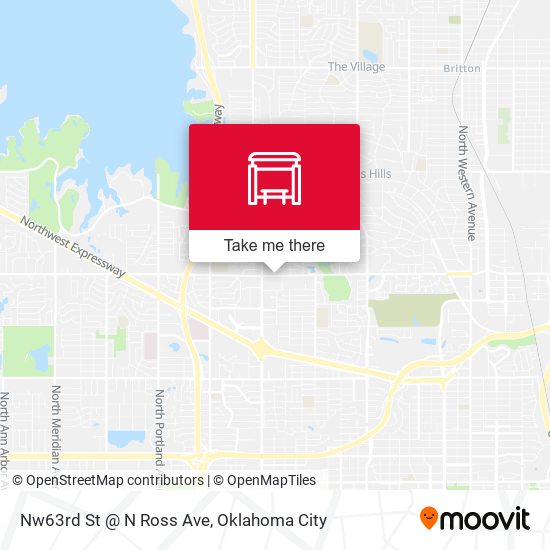 Nw63rd St @ N Ross Ave map
