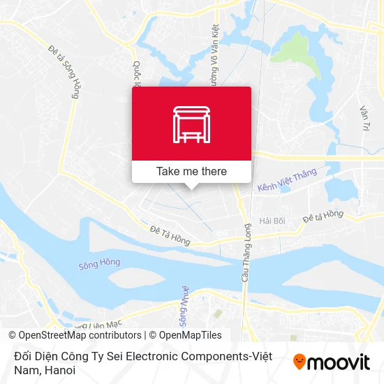 Đối Diện Công Ty Sei Electronic Components-Việt Nam map